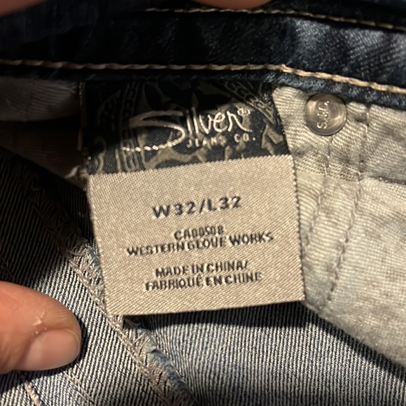 Silver jeans. Waist 32 length 32 - Picture 3 of 3